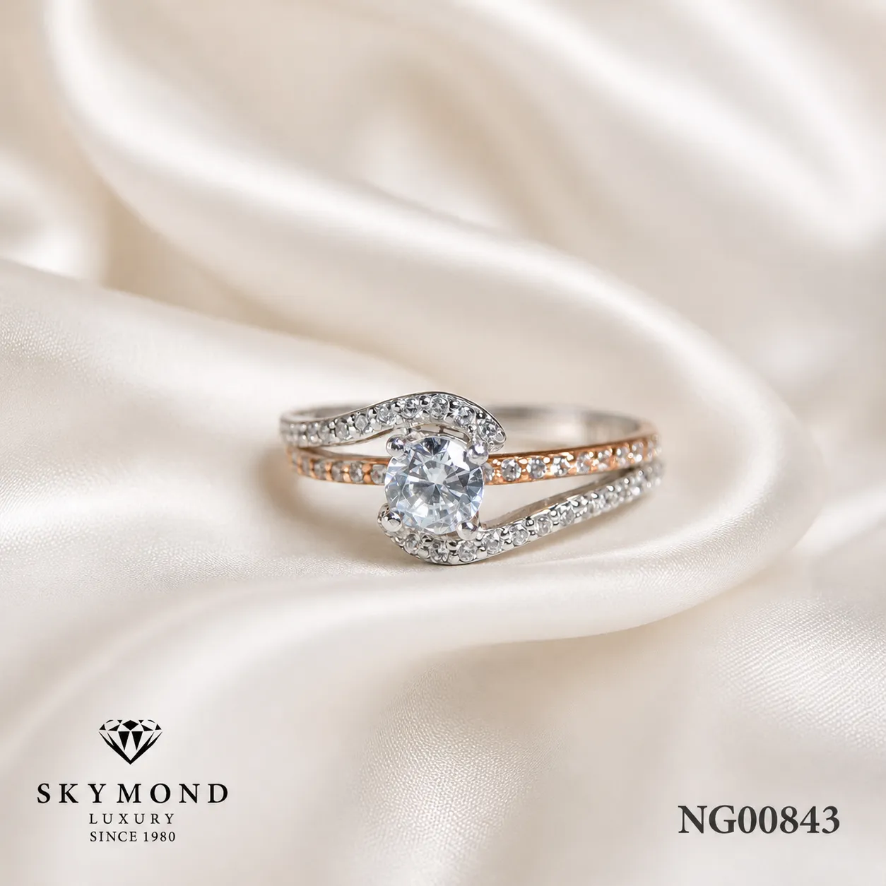 mẫu nhẫn cầu hôn skymond