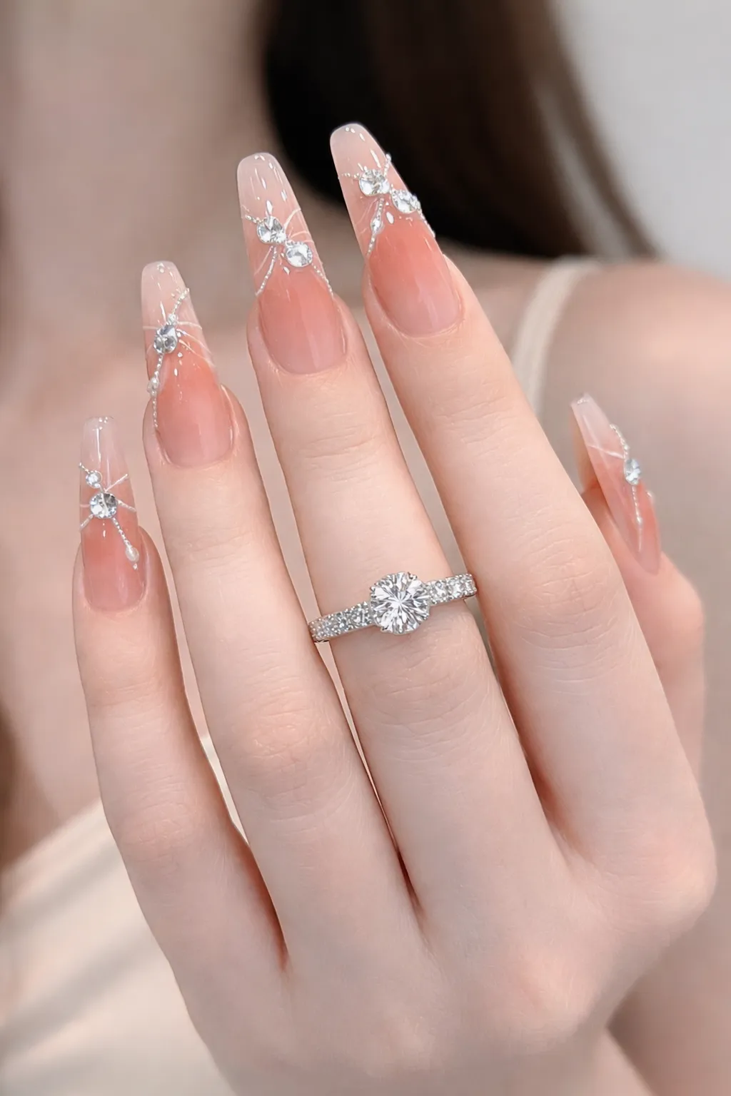 nhẫn cầu hôn bạch kim đẹp