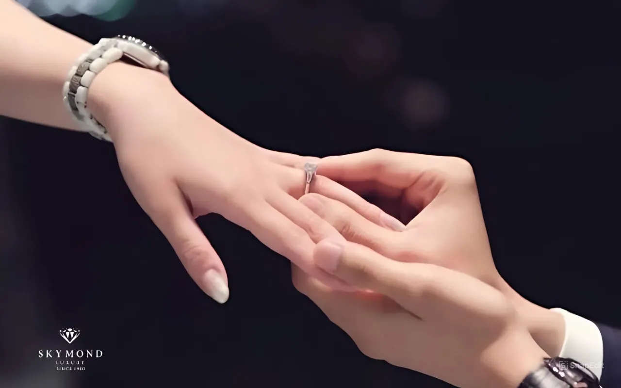 trao nhẫn cầu hôn
