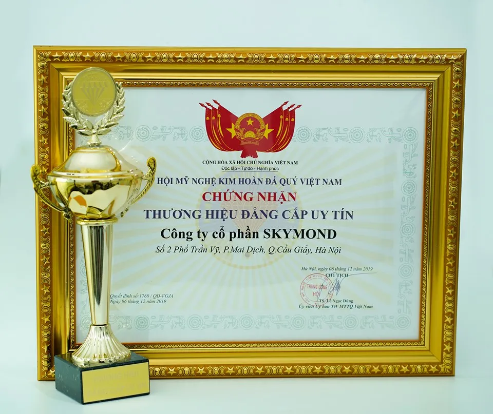 thương hiệu skymond nhận giải