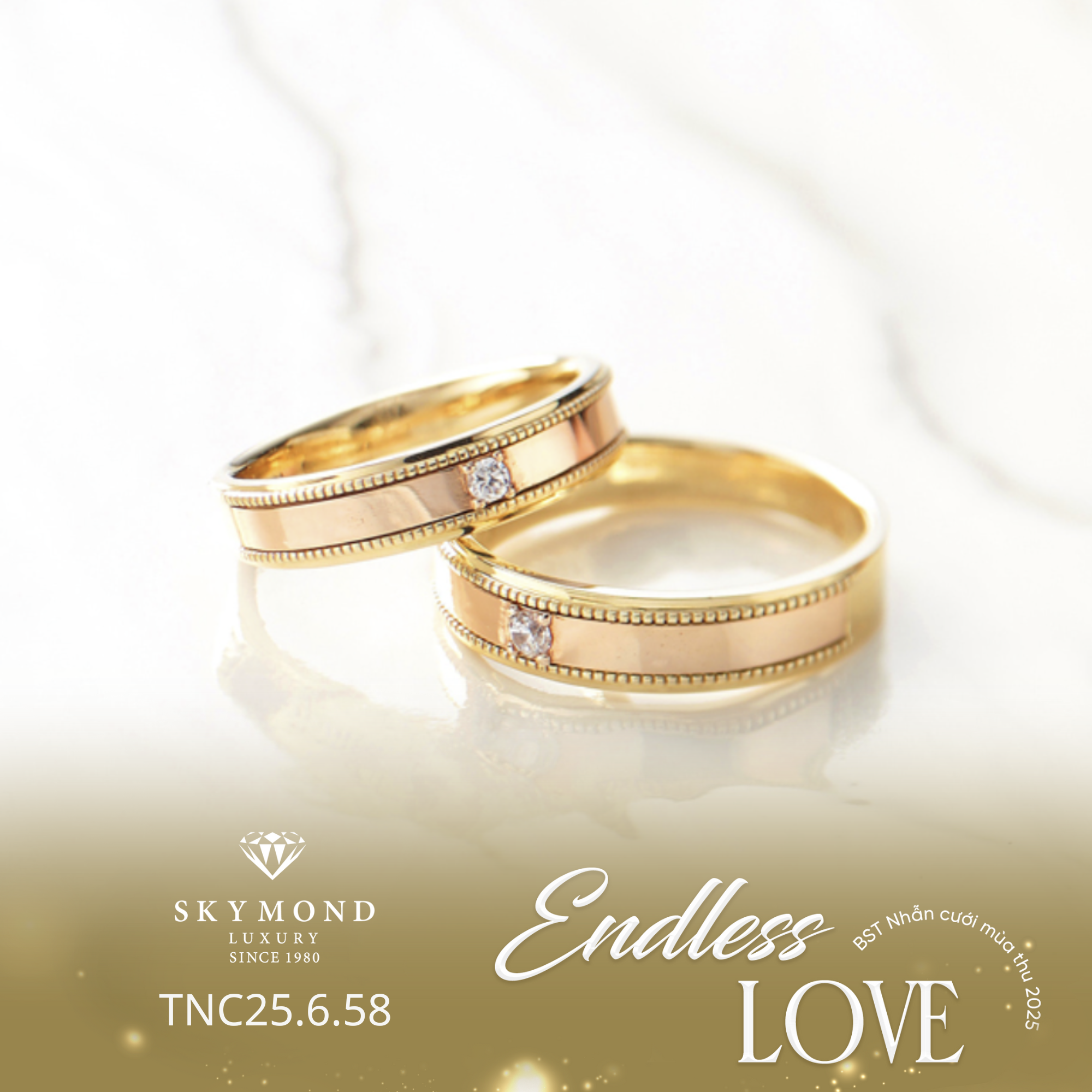 nhẫn cưới vàng vàng