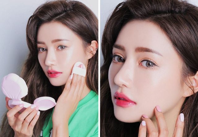 Chị em chỉ chỉ cần tạo một lớp nền mỏng nhẹ