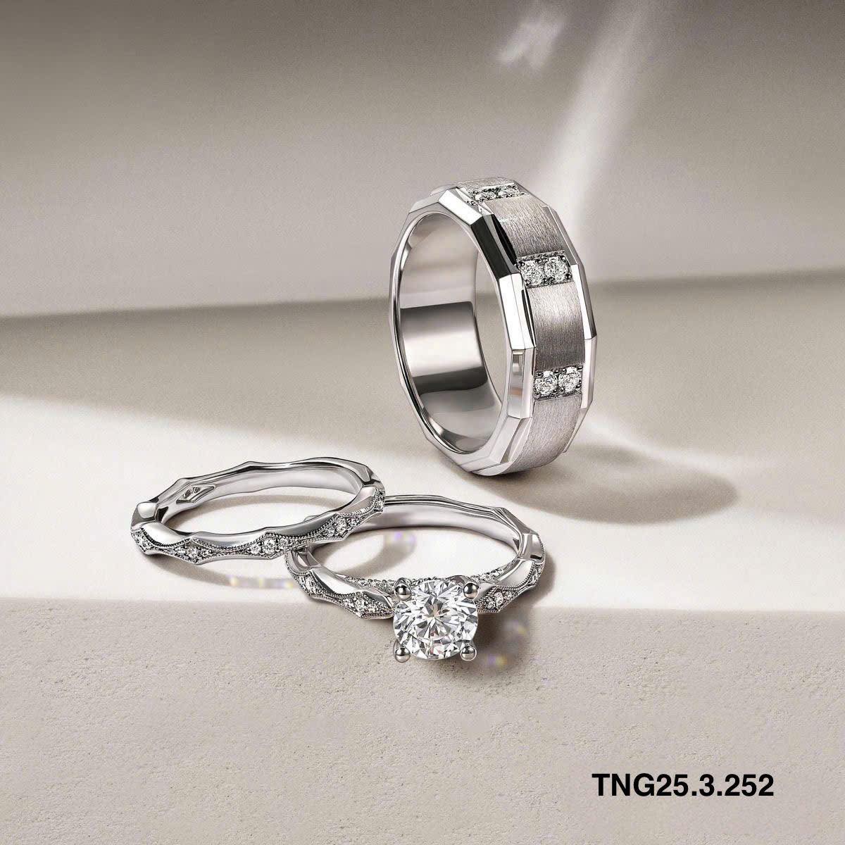 Top 10 mẫu nhẫn kỷ niệm cưới đẹp được yêu thích nhất hiện nay. Ảnh 9