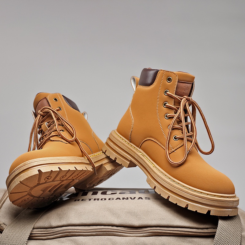 Boots đại hoàng Martin Boots Kích thước lớn ở đáy của đáy mạnh để giúp giày nam Boots nam Boots bốt bốt American